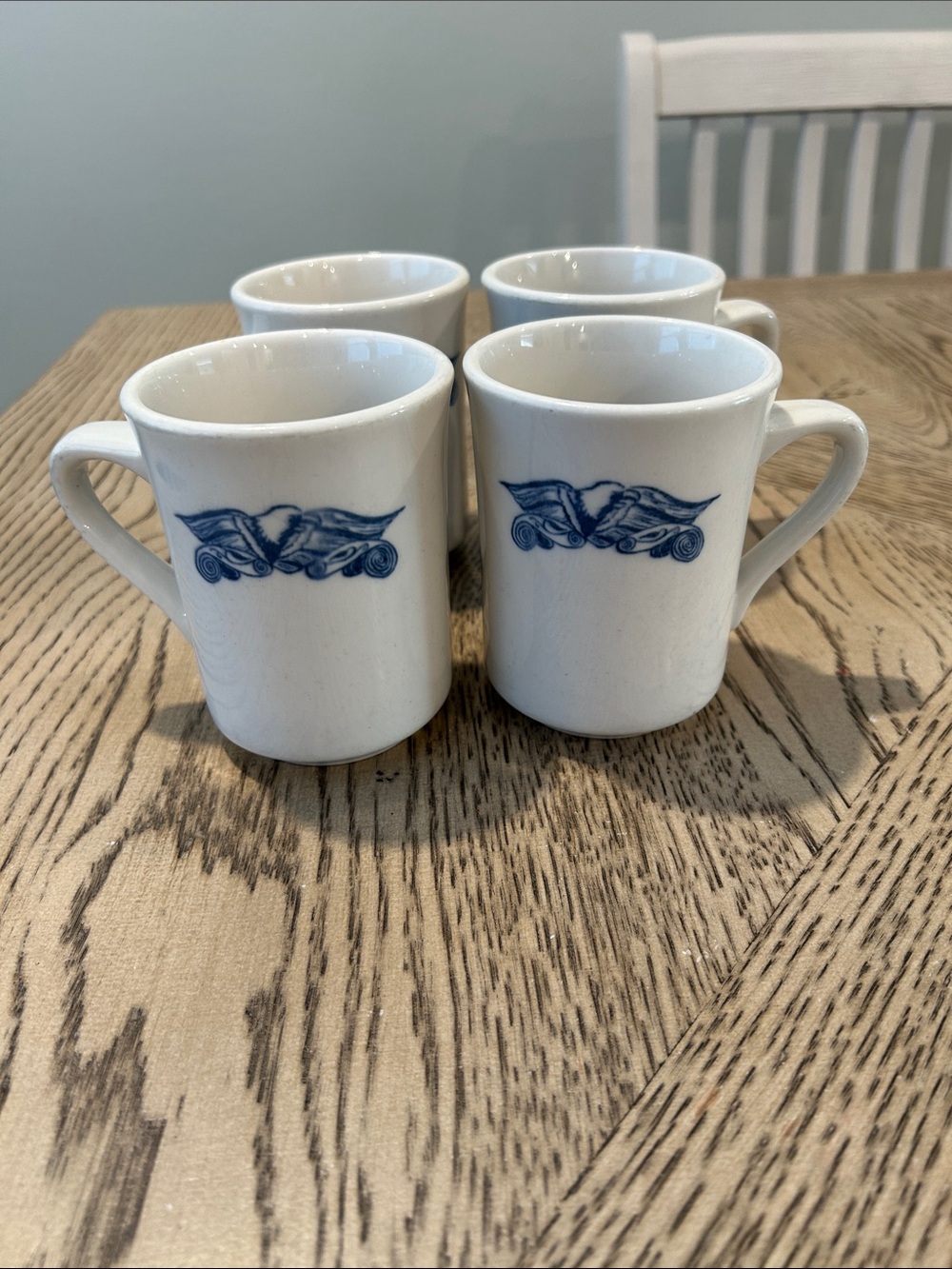 Vintage Americana Syracuse China Mugs- Set of 4